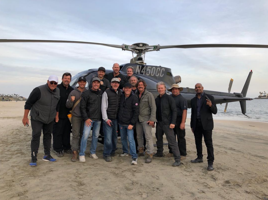 Hosking Aviation blockbuster aerial filming crew